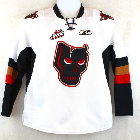 Reebok CHL Calgary Hitmen Minor Hockey Jersey (Youth L/XL) - Picture 1 of 8
